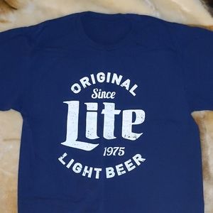 Miller lite promo‎ t-shirt